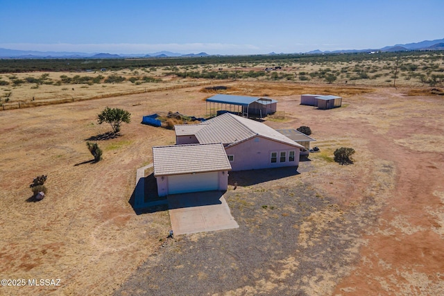 1176 W Trigger Ln, Cochise, AZ 85606 - view of rural area featuring a desert landscape and a mountain backdrop