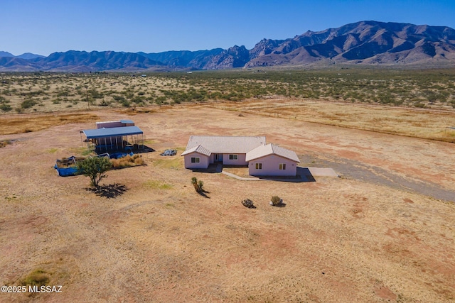 1176 W Trigger Ln, Cochise, AZ 85606 - overview of rural landscape featuring a mountain backdrop and a desert landscape