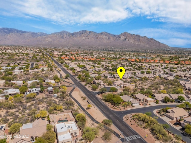 1797 W Naranja Dr, Oro Valley, AZ 85737 - aerial view of residential area with a mountain backdrop