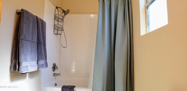 1732 W Pineriver Pl, Tucson, AZ 85746 - full bathroom featuring shower / bathtub combination with curtain