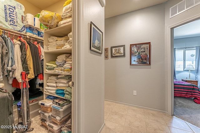 12625 N Wildrose Dr, Marana, AZ 85653 - spacious closet with light tile patterned floors