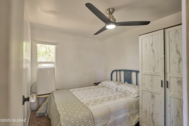 203 N Kellum Ave, Bowie, AZ 85605 - bedroom featuring a ceiling fan