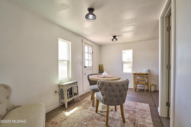 203 N Kellum Ave, Bowie, AZ 85605 - dining area featuring baseboards