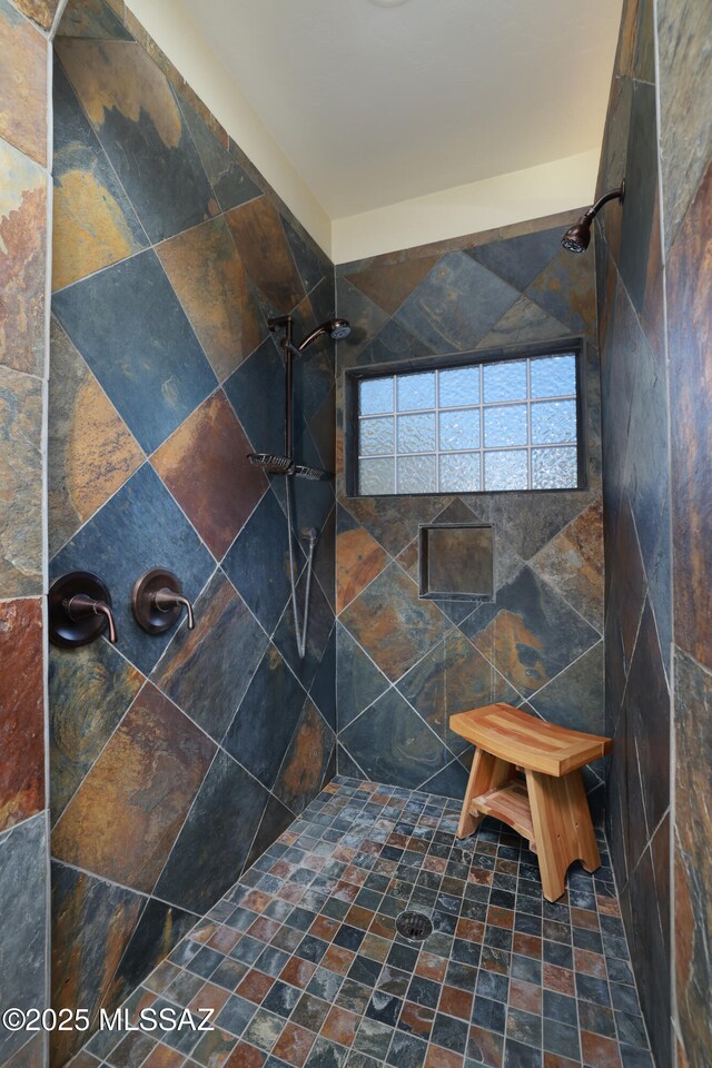 12800 W Arivaca Rd, Amado, AZ 85645 - full bathroom with a tile shower