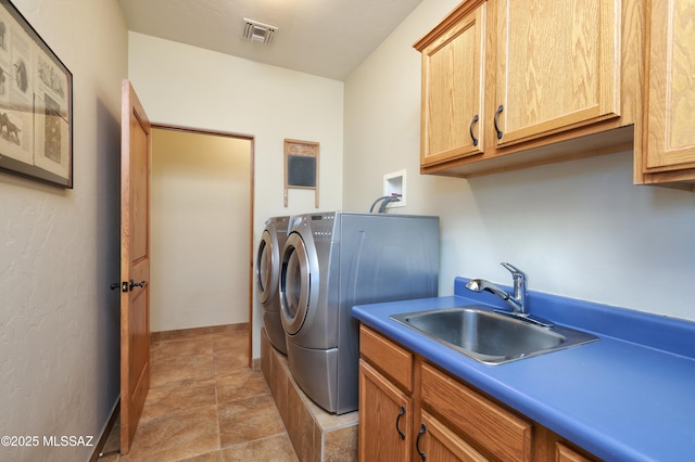12800 W Arivaca Rd, Amado, AZ 85645 - laundry area featuring cabinet space and separate washer and dryer