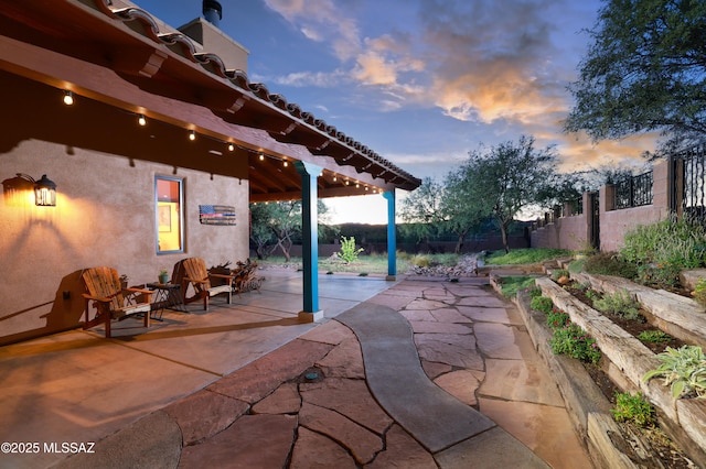 12800 W Arivaca Rd, Amado, AZ 85645 - view of patio / terrace with fence