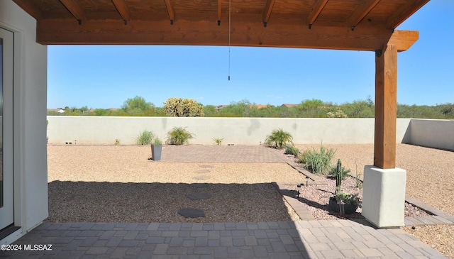 432 N Heritage Point Pl, Sahuarita, AZ 85629 - view of patio / terrace with a fenced backyard