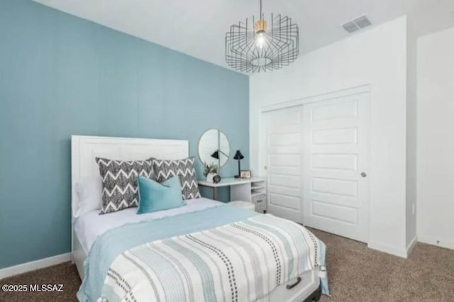12734 E Russo Dr, Vail, AZ 85641 - carpeted bedroom with a closet and baseboards