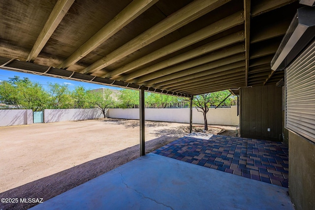 2607 E Adams St, Tucson, AZ 85716 - view of patio / terrace featuring fence