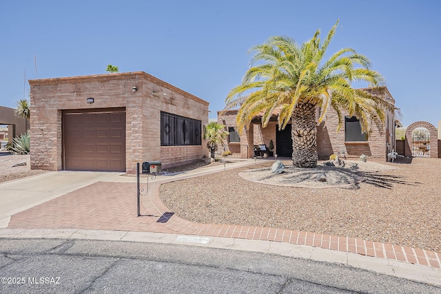 2756 S Via Del Bac, Green Valley, AZ 85622 - view of front of house with driveway and an attached garage