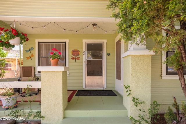 24 Black Knob, Bisbee, AZ 85603 - view of exterior entry with a porch