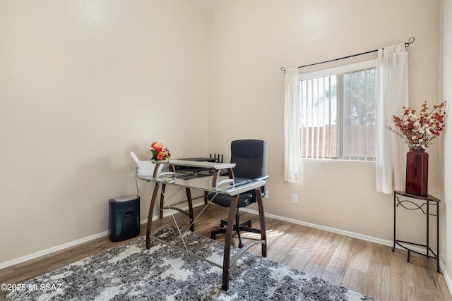 9429 N Elan Ln, Tucson, AZ 85742 - office with wood finished floors and baseboards