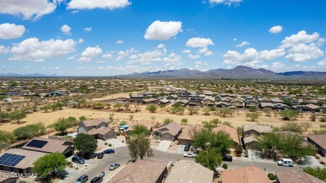 6902 W Leeward Cove Way, Tucson, AZ 85757 - aerial view of residential area featuring a mountainous background