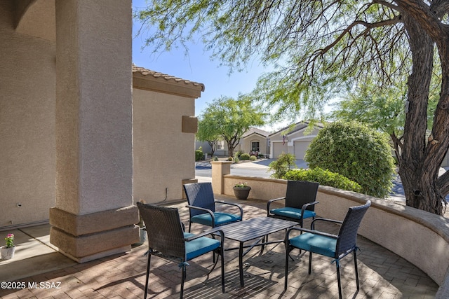 368 W Sacaton Canyon Dr, Oro Valley, AZ 85755 - view of patio / terrace