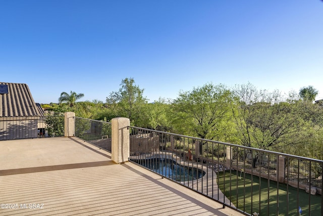 368 W Sacaton Canyon Dr, Oro Valley, AZ 85755 - patio / terrace featuring an outdoor pool