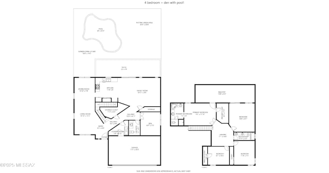 368 W Sacaton Canyon Dr, Oro Valley, AZ 85755 - view of floor plan / room layout