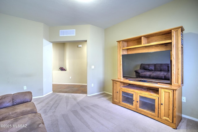 11113 N Rams Horn Trl N, Oro Valley, AZ 85737 - living area with carpet floors and baseboards