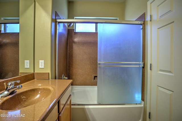 11113 N Rams Horn Trl N, Oro Valley, AZ 85737 - bathroom with combined bath / shower with glass door and vanity
