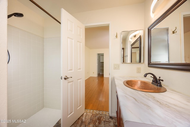 9846 E 2nd St, Tucson, AZ 85748 - full bath with a tile shower and vanity