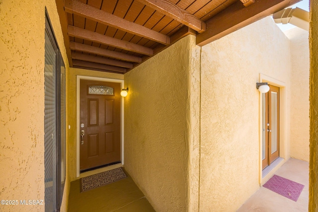 9846 E 2nd St, Tucson, AZ 85748 - property entrance with stucco siding