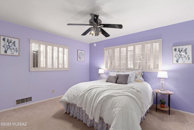 2826 E Kleindale Rd, Tucson, AZ 85716 - bedroom featuring carpet flooring, baseboards, and ceiling fan