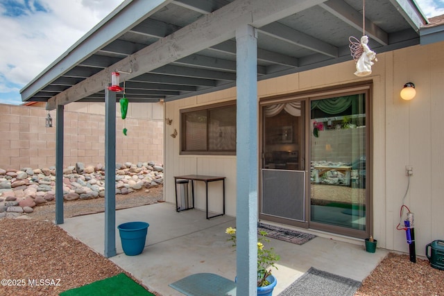 10095 E Autumnwind Pl, Tucson, AZ 85730 - view of patio with fence