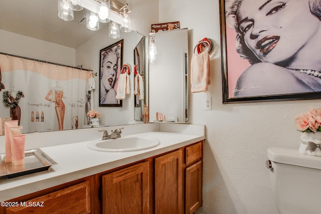 10095 E Autumnwind Pl, Tucson, AZ 85730 - full bathroom with vanity and toilet