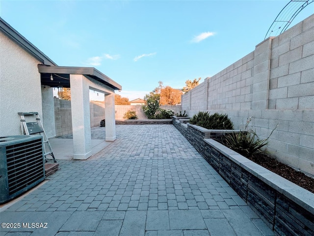 3756 W Exton Ln, Tucson, AZ 85746 - fenced backyard with a patio area