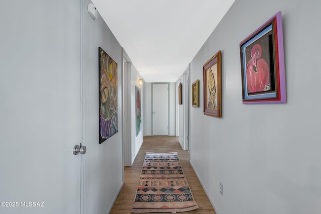 210 S Abrego Dr, Green Valley, AZ 85614 - corridor with light wood finished floors and baseboards