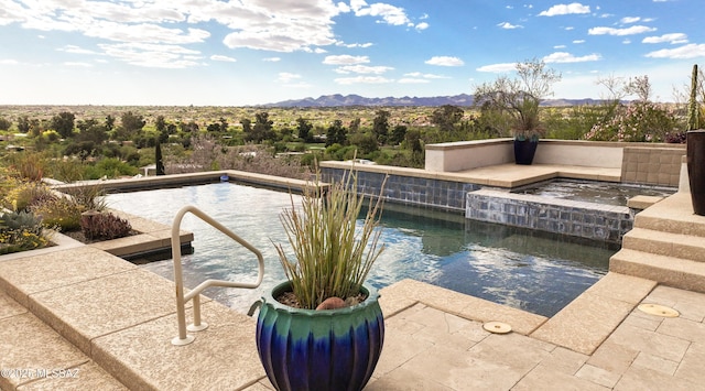 9971 N Desert Sky Rd, Oro Valley, AZ 85737 - view of pool with a mountain view