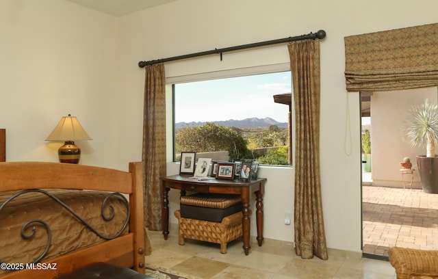 9971 N Desert Sky Rd, Oro Valley, AZ 85737 - bedroom with a mountain view
