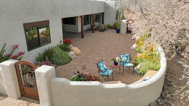9971 N Desert Sky Rd, Oro Valley, AZ 85737 - view of patio / terrace