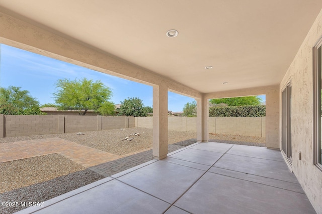 62742 E Oakwood Dr, Saddlebrooke, AZ 85739 - fenced backyard with a patio area
