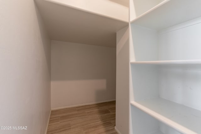 9734 E Miller Peak Trl, Tucson, AZ 85747 - walk in closet featuring wood finished floors