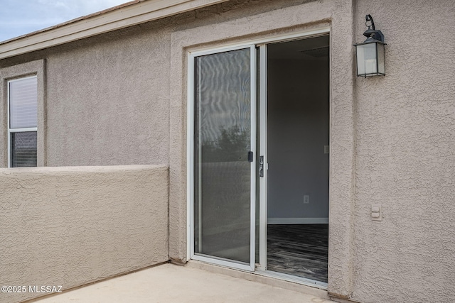 3526 E Farrier Dr, Tucson, AZ 85739 - entrance to property with stucco siding