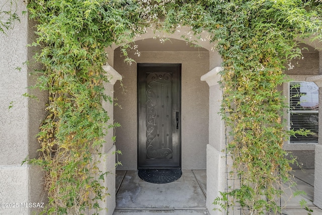 3526 E Farrier Dr, Tucson, AZ 85739 - property entrance featuring stucco siding