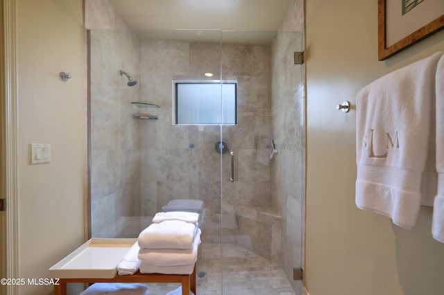 7020 N Chaparral Ave, Tucson, AZ 85718 - full bathroom with a stall shower