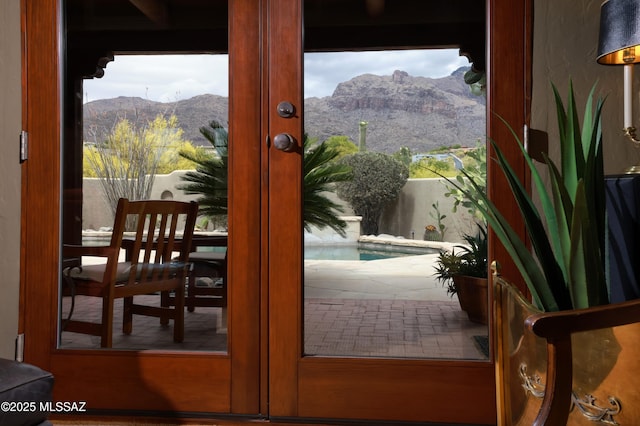 7020 N Chaparral Ave, Tucson, AZ 85718 - doorway featuring a mountain view