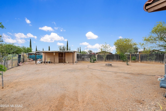 4760 W Tumacacori Dr, Amado, AZ 85645 - view of yard with fence