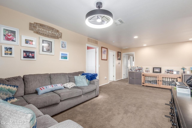 14247 E Axle Dr, Vail, AZ 85641 - carpeted living room with baseboards and recessed lighting