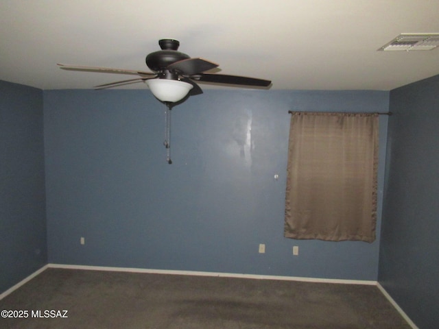 6700 S Stone Fly Dr, Tucson, AZ 85757 - unfurnished room featuring a ceiling fan, baseboards, and carpet flooring