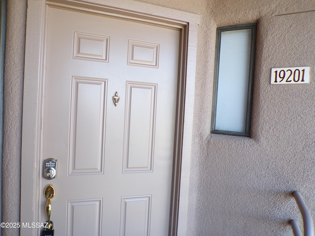 6655 N Canyon Crest Dr Unit 19201, Tucson, AZ 85750 - entrance to property with stucco siding