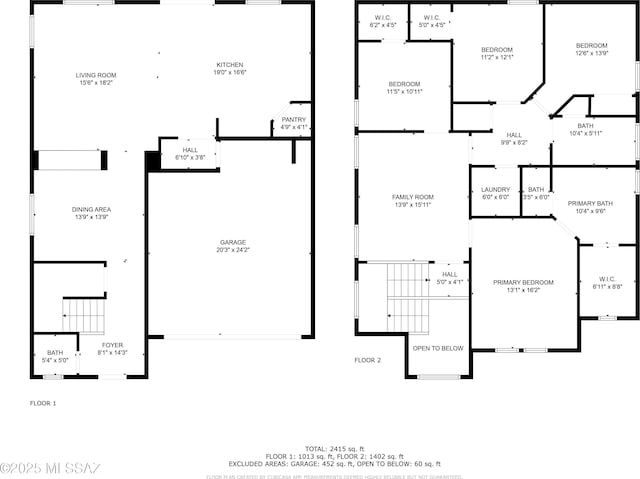 10487 S Cutting Horse Dr, Vail, AZ 85641 - home floor plan