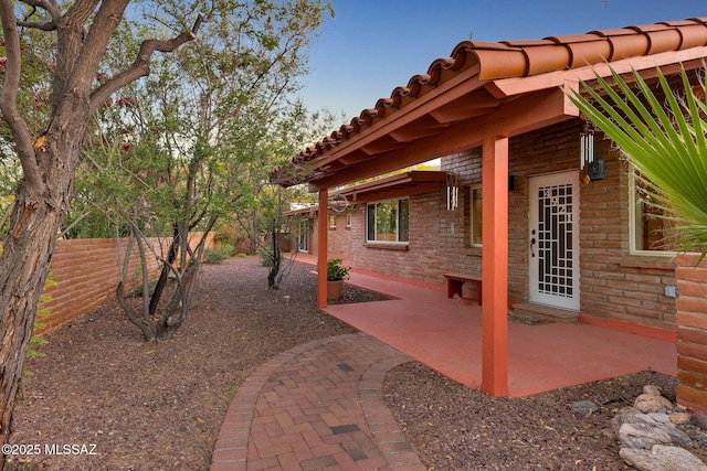 4921 E Camino De Los Olivos, Tucson, AZ 85718 - view of patio / terrace featuring fence
