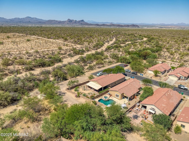 12356 N Globe Mallow Pl, Marana, AZ 85658 - bird's eye view of mountains