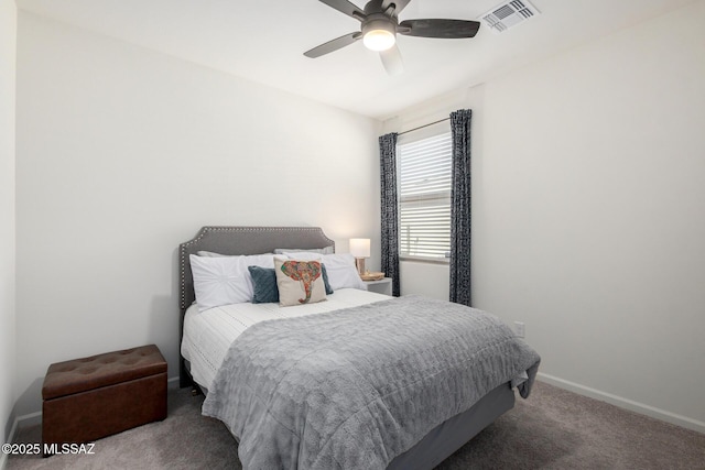 6633 E Paseo De Sambuca, Tucson, AZ 85756 - carpeted bedroom featuring baseboards and a ceiling fan