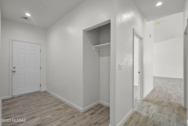 1895 Roma Ct, Rio Rico, AZ 85648 - corridor featuring wood finish floors, baseboards, and recessed lighting