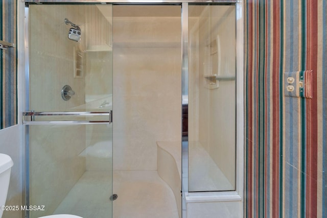 571 N Tanque Verde Loop Rd, Tucson, AZ 85748 - full bath featuring toilet and a shower stall