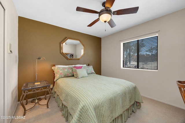 571 N Tanque Verde Loop Rd, Tucson, AZ 85748 - bedroom with carpet floors and a ceiling fan