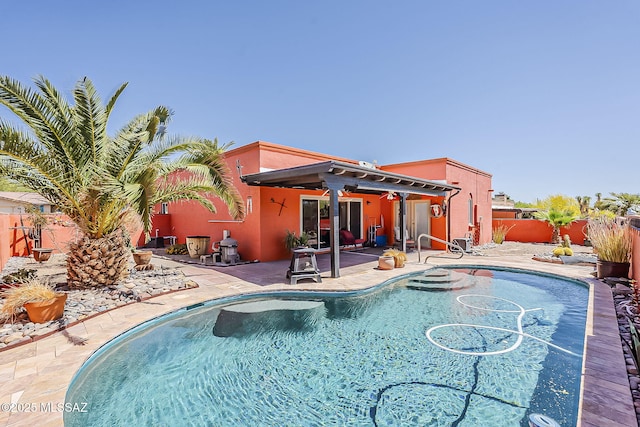 241 W Calle Mccleary, Green Valley, AZ 85614 - view of swimming pool with a patio area and a fenced backyard